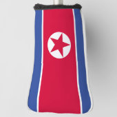 Noord-Koreaanse vlag Golfheadcover (Draai 90)