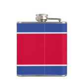 Noord-Koreaanse vlag Heupfles (Achterkant)