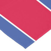 Noord-Koreaanse vlag Korte Tafelloper (Hoek)