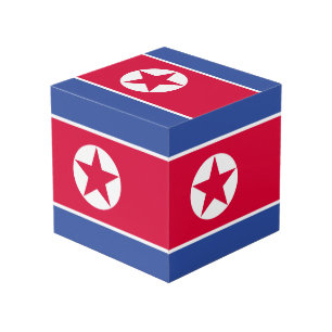 Noord-Koreaanse vlag Kubus