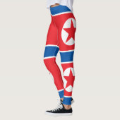 Noord-Koreaanse vlag Leggings (Links)