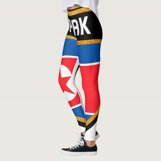 Noord-Koreaanse vlag Leggings (Links)