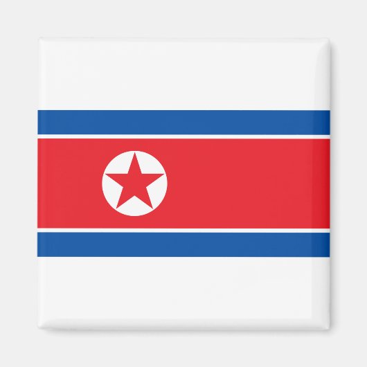 Noord-Koreaanse vlag Magneet (Voorkant)