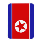 Noord-Koreaanse vlag Magneet (Verticaal)