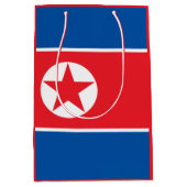 Noord-Koreaanse vlag Medium Cadeauzakje (Voorkant)