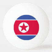 Noord-Koreaanse vlag Pingpongbal (Achterkant)