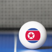 Noord-Koreaanse vlag Pingpongbal (Net)