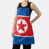 Noord-Koreaanse vlag Schort (Insitu)