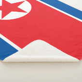 Noord-Koreaanse vlag Sherpa Deken (3/4)