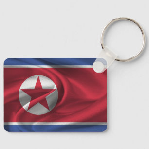Noord-Koreaanse vlag Sleutelhanger