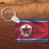 Noord-Koreaanse vlag Sleutelhanger (Achterkant)