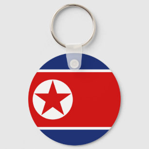 Noord-Koreaanse vlag Sleutelhanger