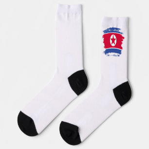 Noord-Koreaanse vlag Sokken