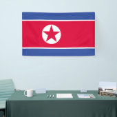 Noord-Koreaanse vlag Spandoek (Beurs)