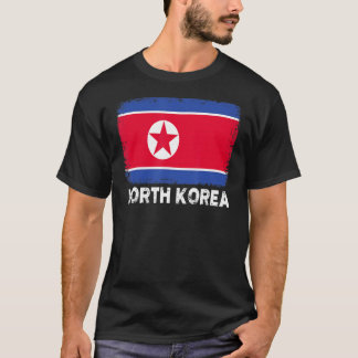 Noord-Koreaanse vlag steunt Noord-Koreaanse bevolk T-shirt