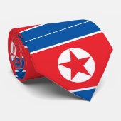 Noord-Koreaanse vlag Stropdas (Opgerold)