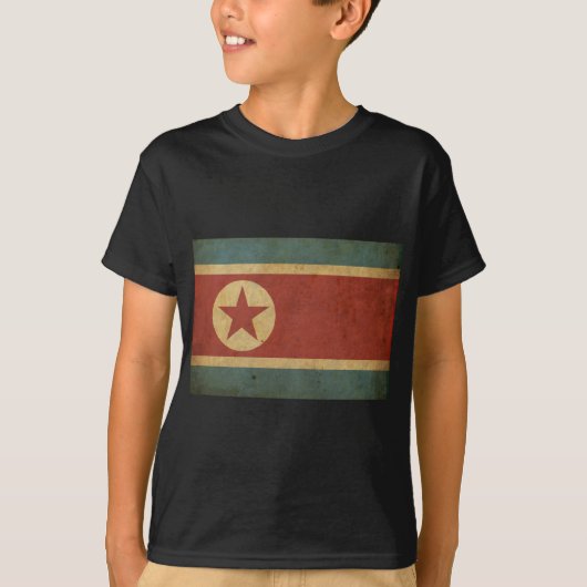  Noord-Koreaanse vlag T-shirt (Voorkant)