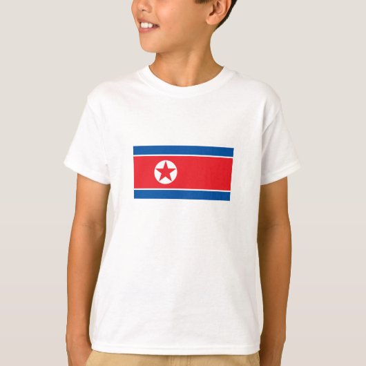 Noord-Koreaanse vlag T-shirt (Voorkant)