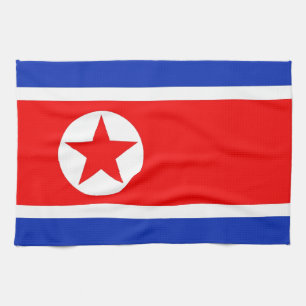 Noord-Koreaanse vlag Theedoek