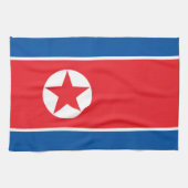 Noord-Koreaanse vlag Theedoek (Horizontaal)