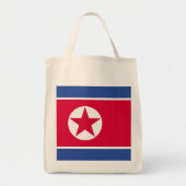 Noord-Koreaanse vlag Tote Bag (Voorkant)