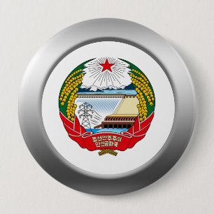 Noord-Koreaanse wapenstilstand Ronde Button 4,0 Cm