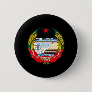 Noord-Koreaanse wapenstilstand Ronde Button 5,7 Cm