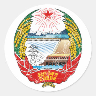 Noord-Koreaanse wapenstilstand Ronde Sticker