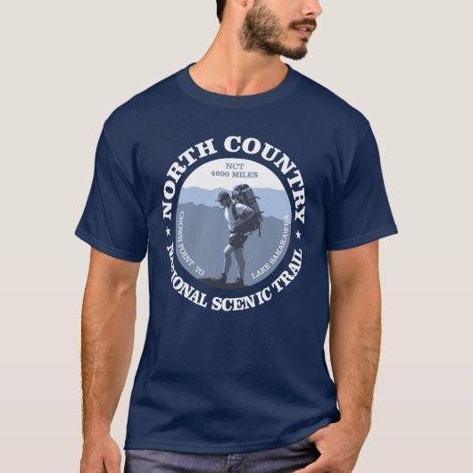 Noord-landspoor T-shirt (Voorkant)