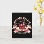 Noord Le Boek Club Heet Cacao Rendier Bibliothecar Kaart (Gele Bloem)