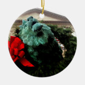 Noord-Leeuw bij het Art Institute of Chicago Keramisch Ornament (Voorkant)