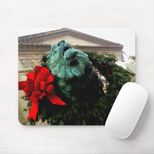 Noord-Leeuw bij het Art Institute of Chicago Muismat (Met muis)