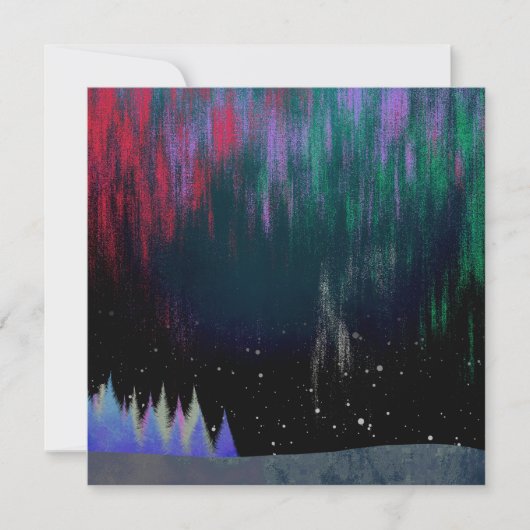 Noord-licht hedendaags landschap (Voorkant)