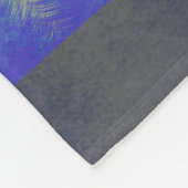 Noord-licht hedendaags landschap fleece deken (Hoek)