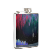 Noord-licht hedendaags landschap heupfles (Rechts)