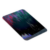 Noord-licht hedendaags landschap magneet (Rechterzijde)