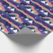 Noord-licht-omslagpapier Cadeaupapier (Hoek)