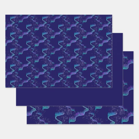 Noord-licht-omslagpapier Inpakpapier Vel (Set)