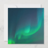 Noord Light Aurora Borealis Weddenschap Kaart (Achterkant)