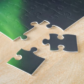 Noord-Lights Glowing | North Iceland Legpuzzel (Zijkant)