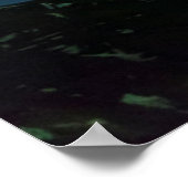 Noord-Lights Glowing | North Iceland Poster (Hoek)