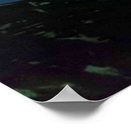 Noord-Lights Glowing | North Iceland Poster (Hoek)