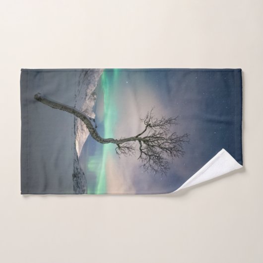 Noord-Lights Tree Handdoek (Handdoek)