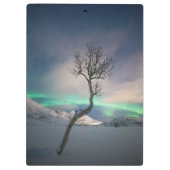 Noord-Lights Tree Klembord (Achterkant)