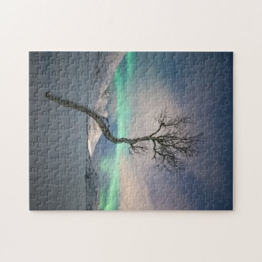 Noord-Lights Tree Legpuzzel (Horizontaal)
