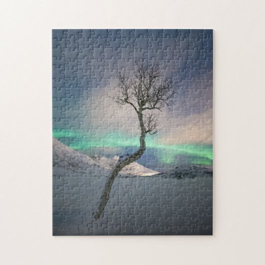 Noord-Lights Tree Legpuzzel (Verticaal)