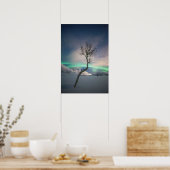 Noord-Lights Tree Poster (Keuken)