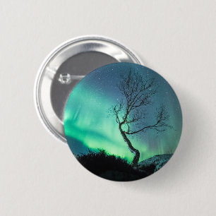 Noord-Lights Tree Ronde Button 5,7 Cm