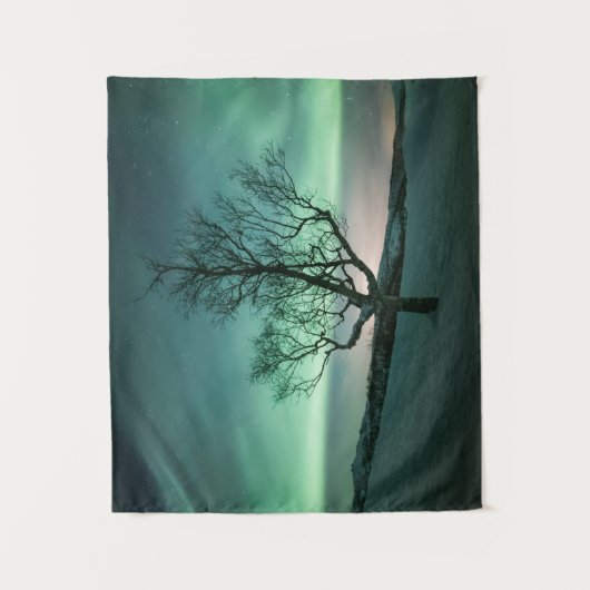 Noord-Lights Tree Wandkleed (Voorkant)