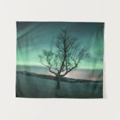 Noord-Lights Tree Wandkleed (Voorkant (horizontaal))